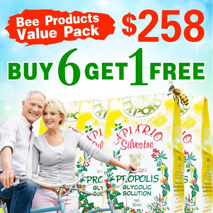 No.1 Sales ！ BUY 6 GET 1 LIMITED PACK FREE SHIPPING ■Brazil Green Propolis ■