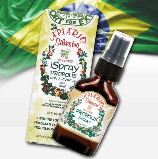 Apiario Silvestre iSpray 30ml ■ Brazilian Green Bee Propolis Spray 