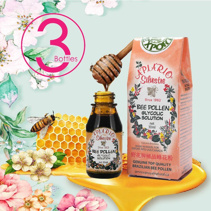 野花牌蜂花粉 ■ 3瓶体验套装 ■ 北美免邮 ■ USD$116